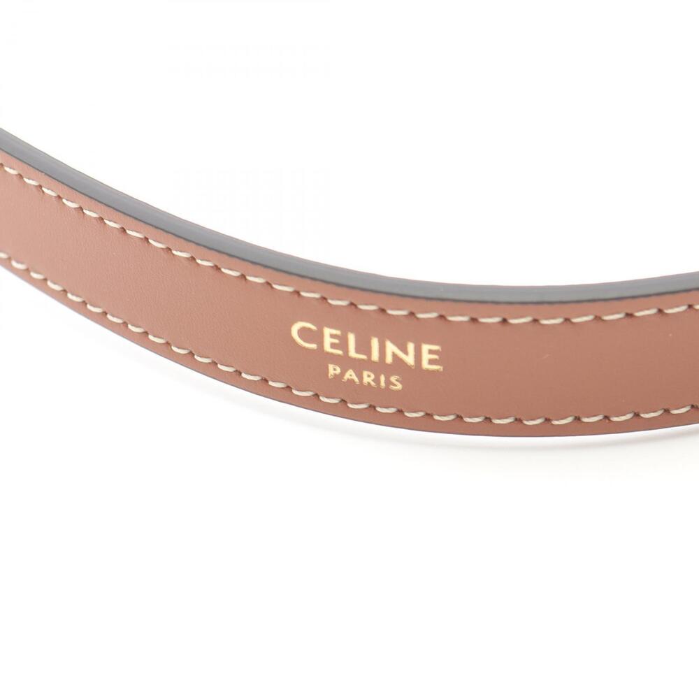 Celine HELOISE Shoulder Bag Leather Fur Brown - Picture 4 of 4